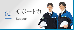 02 サポート力 Support